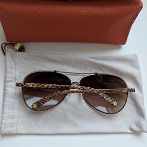 tory burch python sunglasses